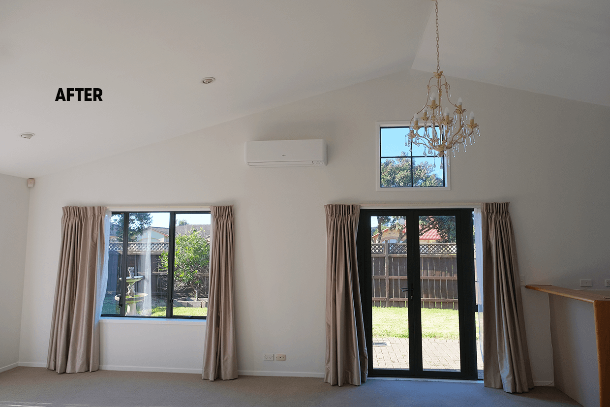 Living Area Renovation Before - Takapuna