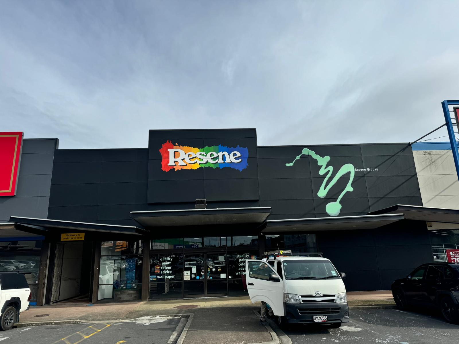 Commercial painting contractors Auckland before and after